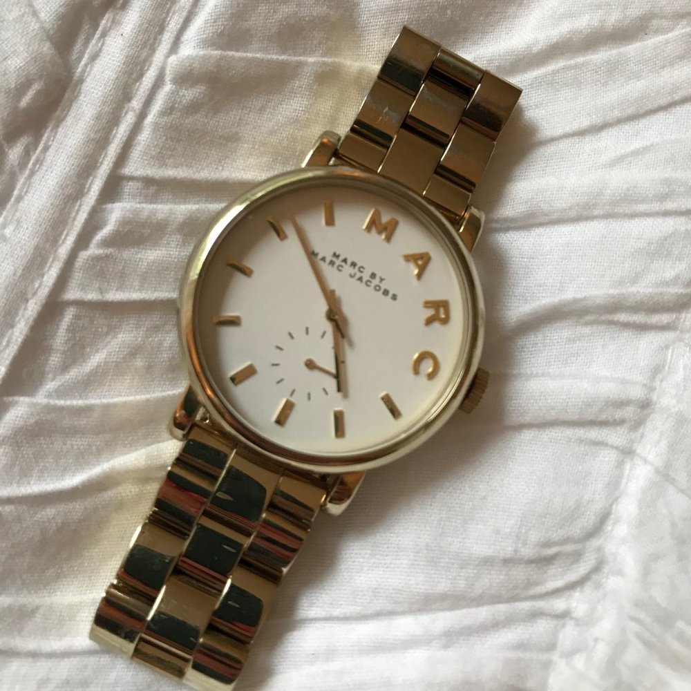 Marc by Marc Jacobs White Gold-tone Watch MBM3243